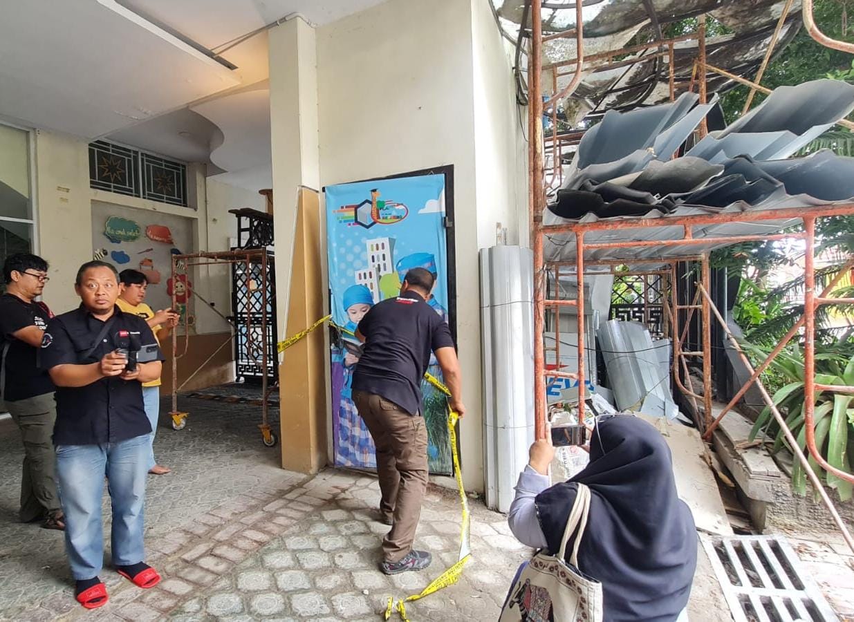 Disnaker Lampung Turunkan Tim untuk Cek Kecelakaan Lift di Al Zahra, Ini Sanksi Yang Terancam Diberikan