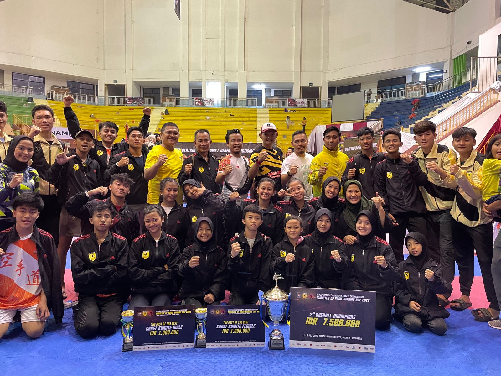 Di Kejuaraan Internasional Piala Mendagri, FORKI Lampung Raih Juara 2