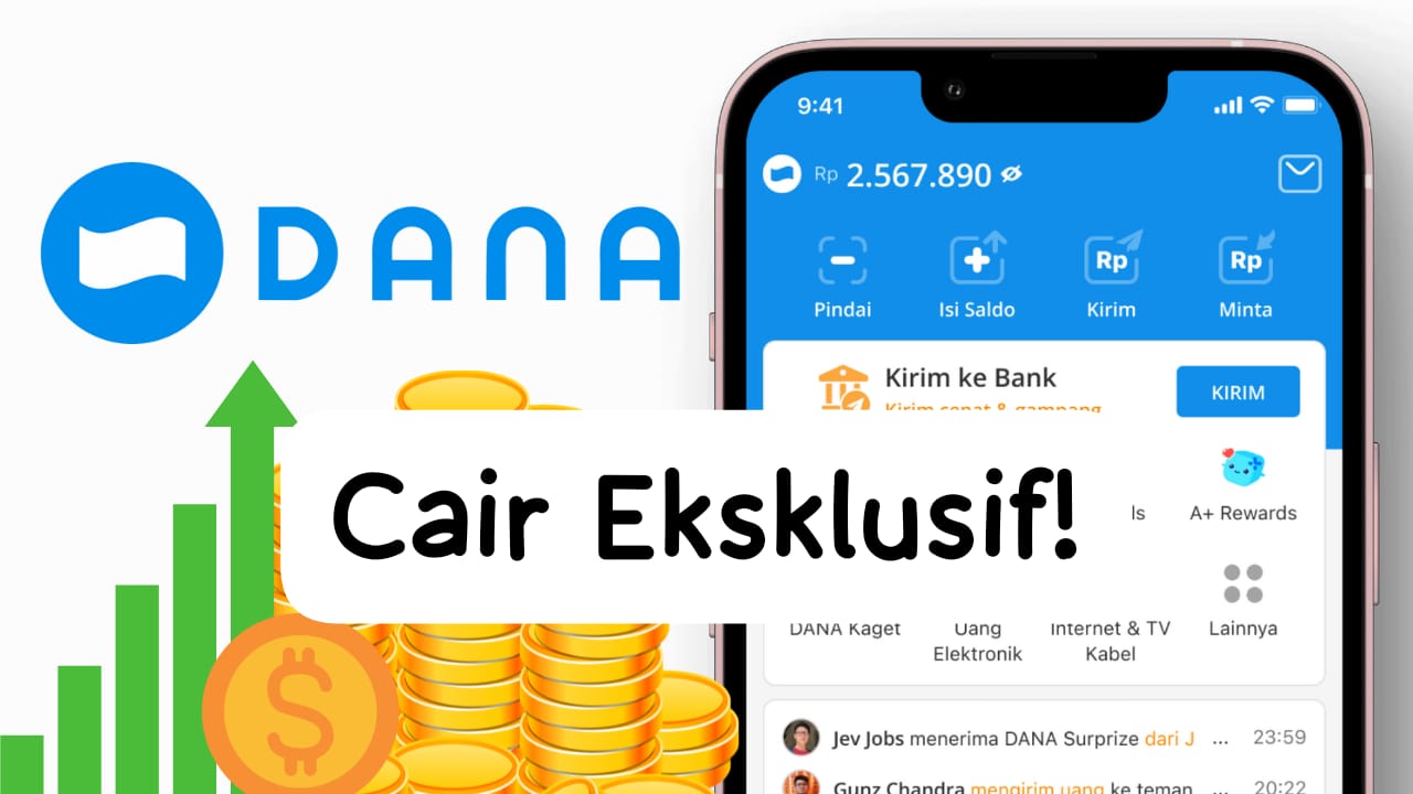 Tarik Kejutan Link DANA Kaget Sore Ini! Raih Saldo Bernilai Rp 300 Ribu Gratis