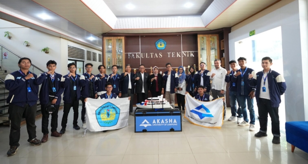 Lepas Tim AKASHA Ikuti Kontes Kapal Indonesia 2025, Rektor Unila : Perkenalkan Unila Di Kancah Nasional 