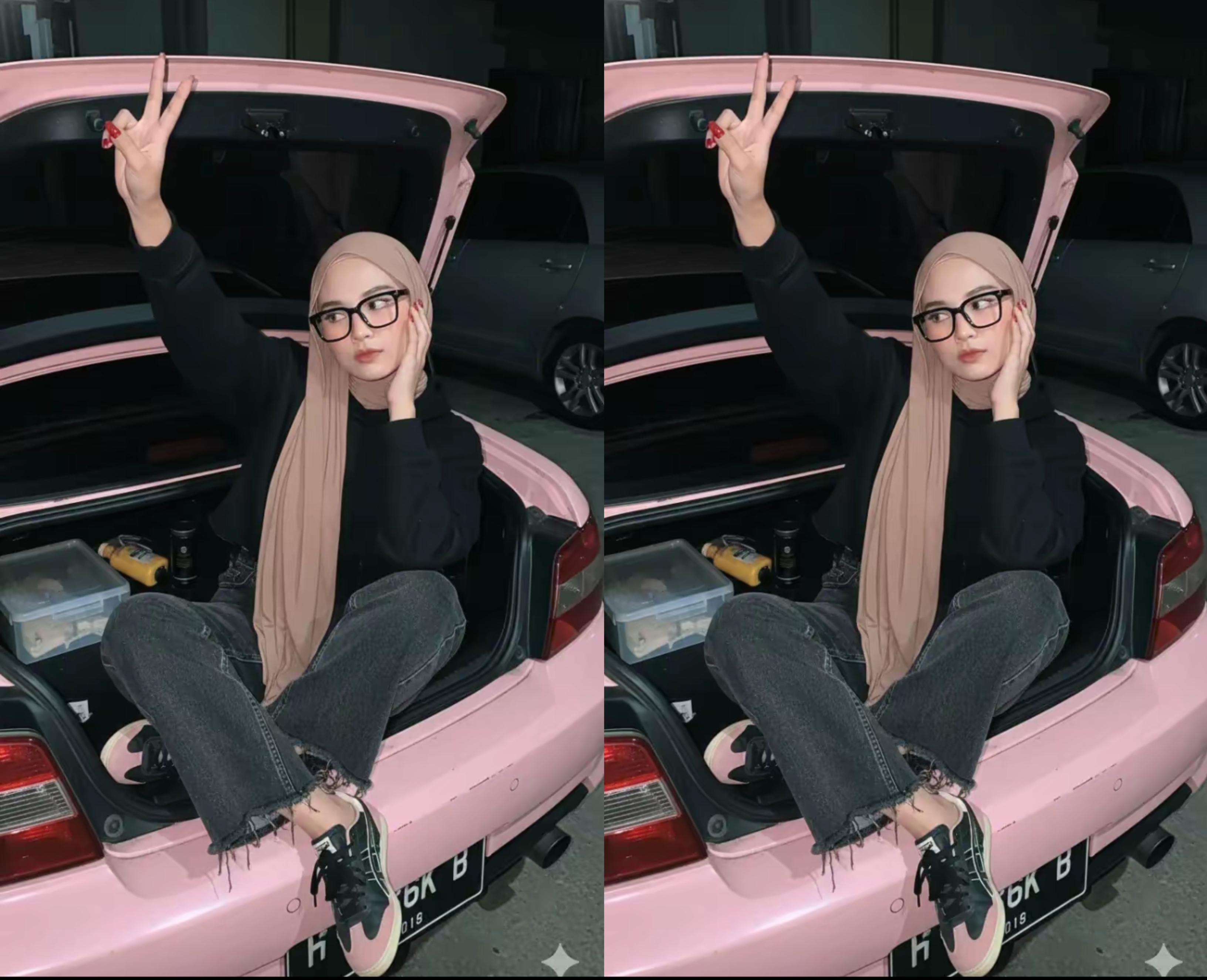 Hasil Prompt Gemini AI Bikin Melongo! Potret Wanita di Bagasi Mobil Terlihat Seperti Jepretan Editorial Mahal