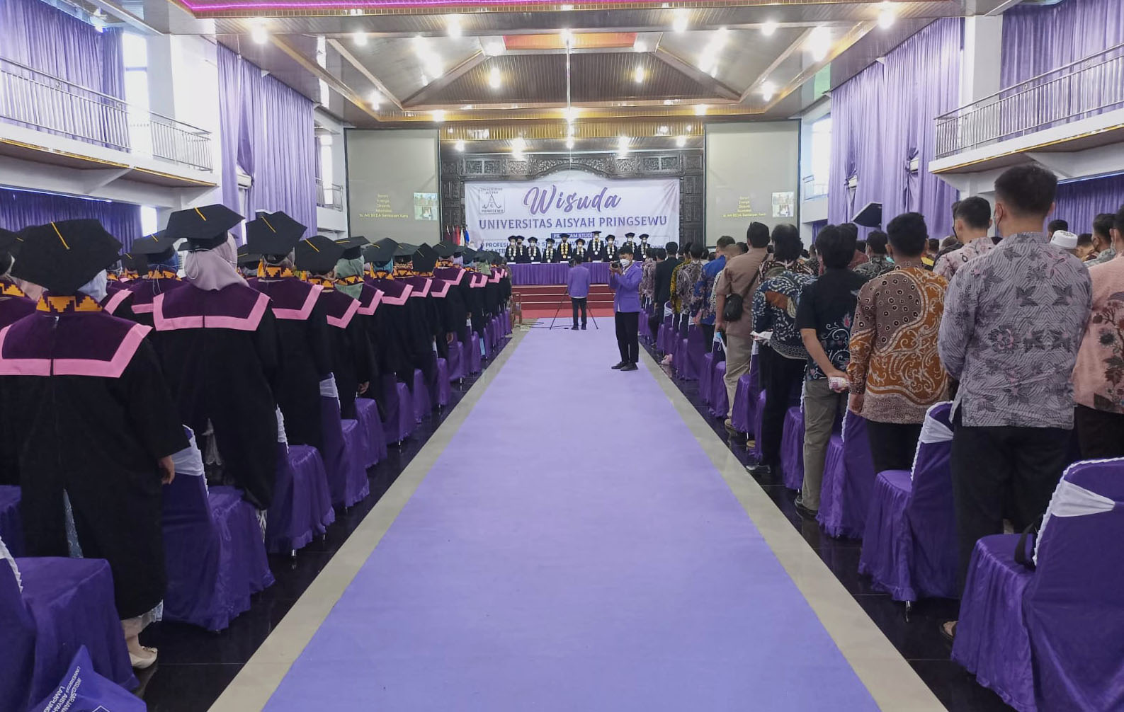 Hari Ketiga, 164 Mahasiswa Universitas Aisyah Pringsewu Diwisuda 