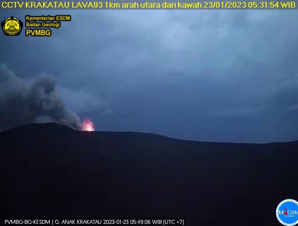 Siaga! Gunung Anak Krakatau Erupsi, 9 Kali Alami Gempa, Begini Kondisinya