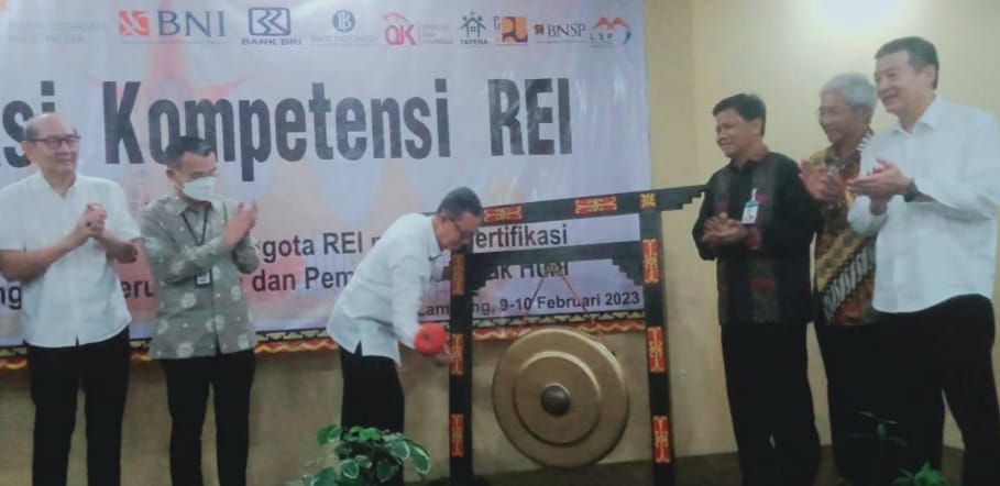 90 Pengembang Ikuti Sertifikasi Kompetensi DPD REI Lampung