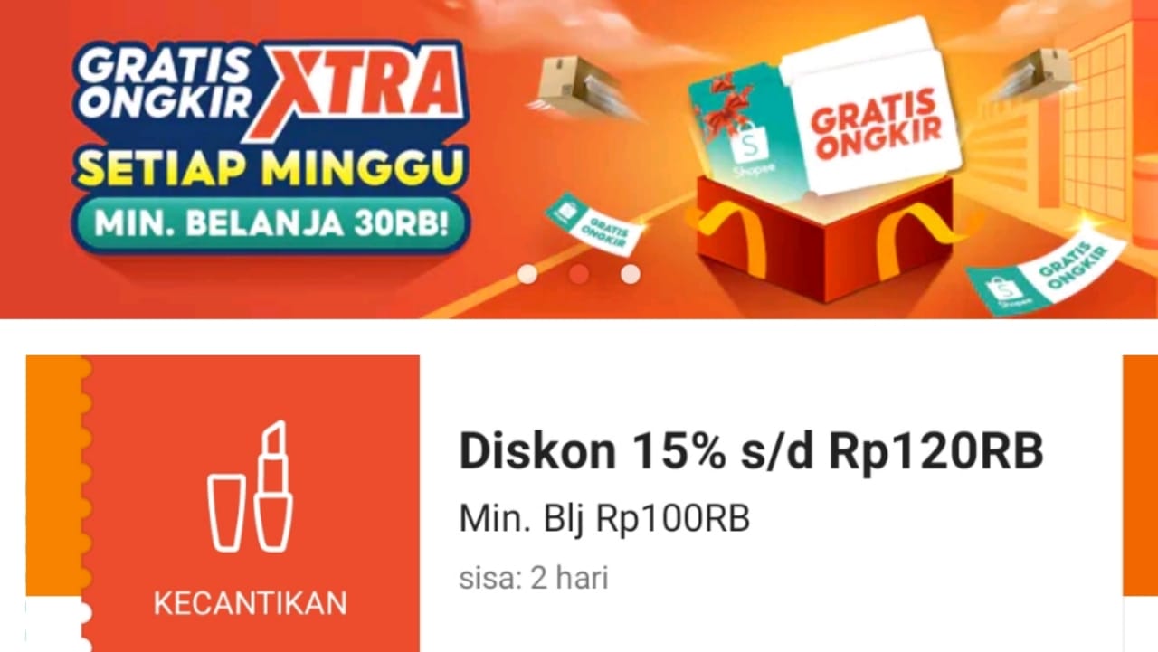 Promo Produk Kecantikan di Shopee, Dapatkan Diskon Hingga 15 Persen Dengan Klaim Vouchernya Sekarang!