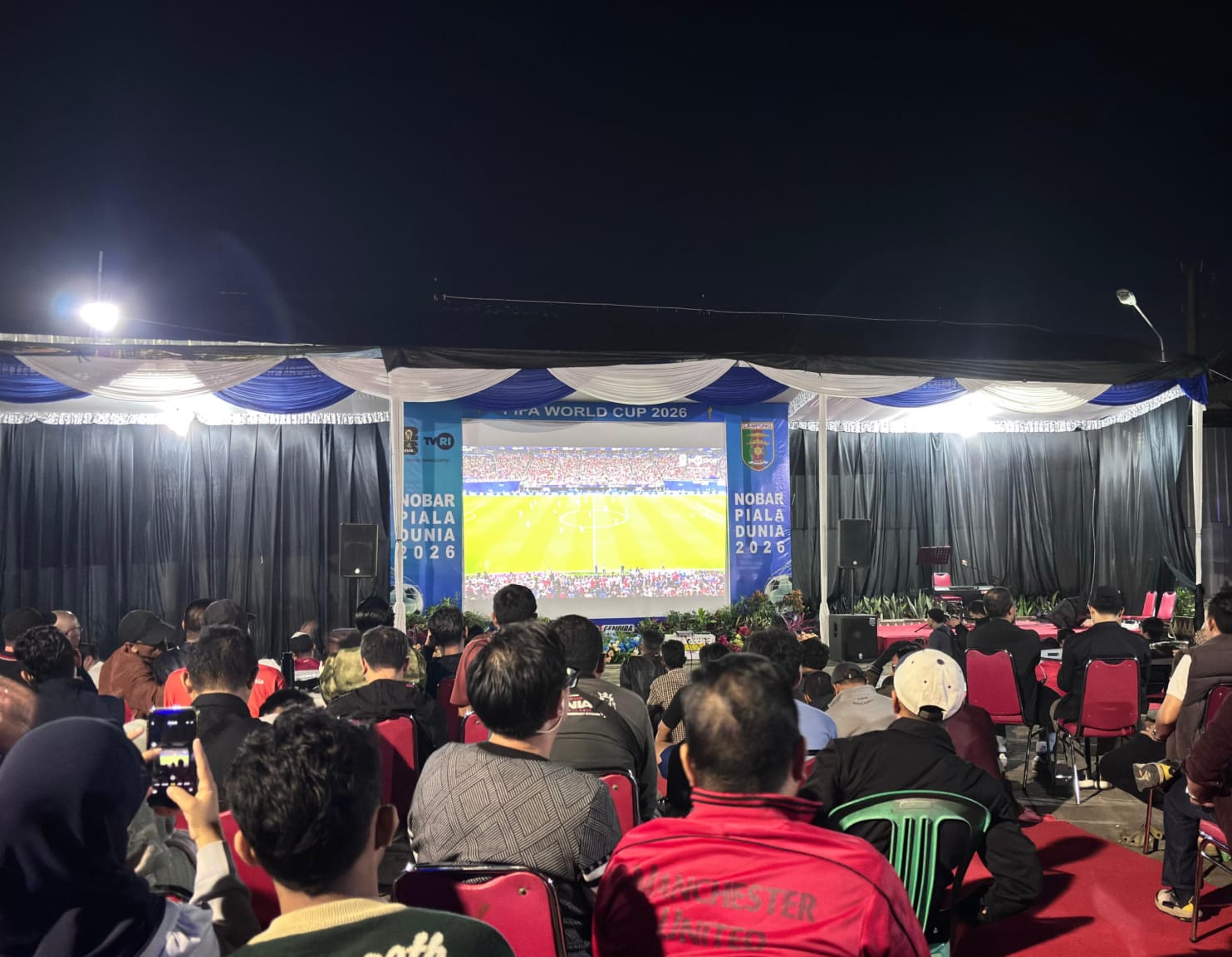 Lewat Nobar Piala Dunia, Pemprov Lampung Hidupkan UMKM dan Ruang Publik