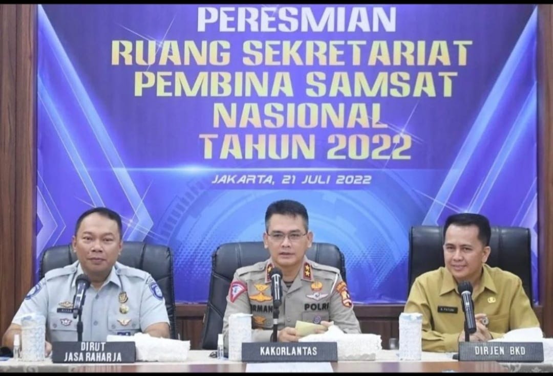 Kemendagri, Korlantas dan Jasa Raharja Resmikan Sekretariat Bersama Pembina Samsat Nasional