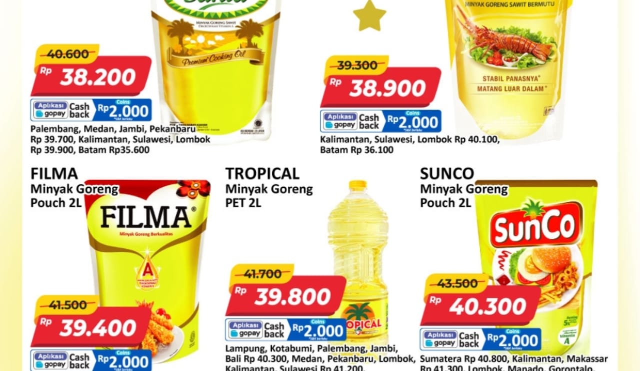 Promo Minyak Goreng Hemat Sampai 11 September 2025 di Alfamart, Borong dan Dapatkan Diskon Cashback Langsung!