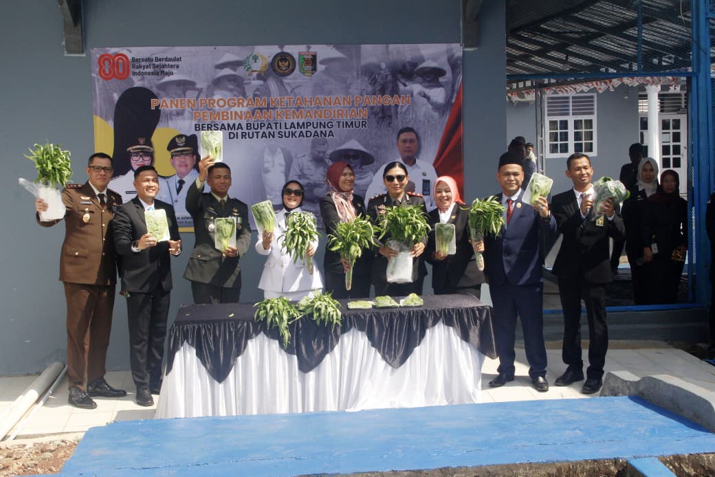 Bupati Lamtim Apresiasi Ketahanan Pangan Rutan Kelas IIB Sukadana