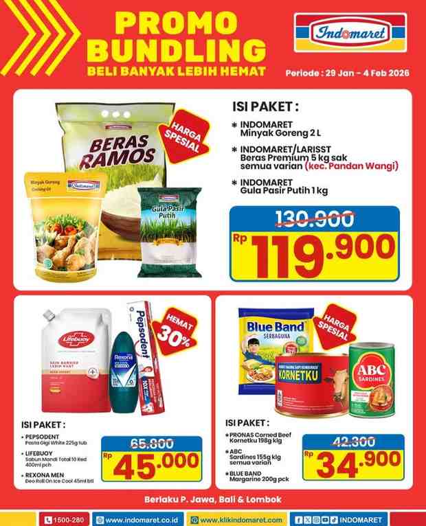 Hingga Besok! Promo Bundling Indomaret, Belanja Hemat Kebutuhan Harian Keluarga