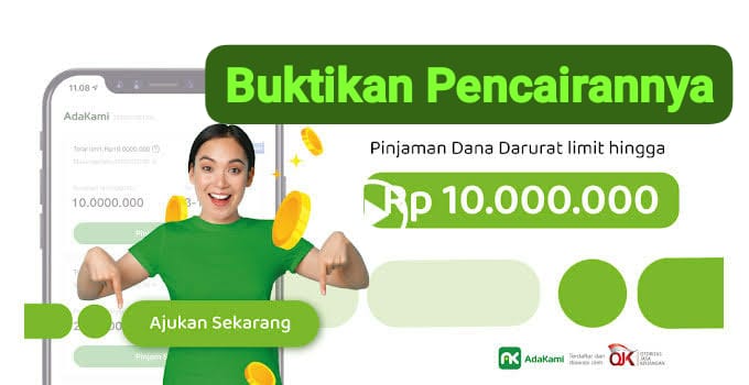 AdaKami Berikan Limit Tinggi Pencairan Pinjaman Dana Hingga Rp 73 Juta Langsung Dicairkan