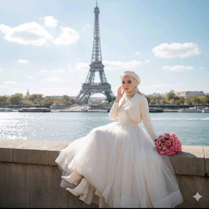 Coba prompt Gemini AI ini, rasakan romantisnya vibe Paris ala Seine Eiffel tanpa harus terbang ke Prancis