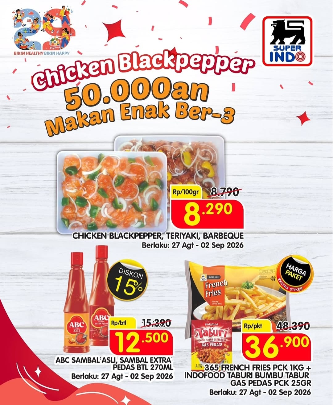 Besok Terakhir, Promo Superindo Ini Tawarkan Ayam Bumbu Praktis Hingga Paket Hemat Snack
