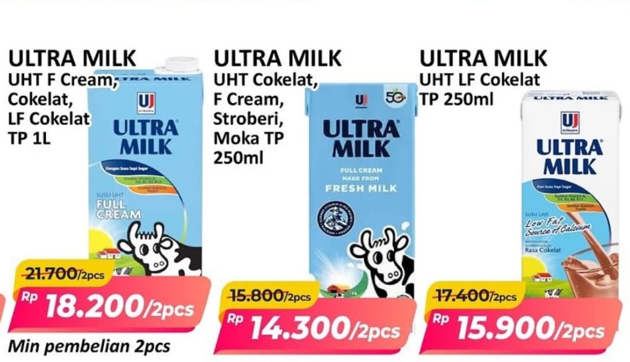Belanja Murah Susu UHT Edisi Spesial Weekend, Dapatkan Promo Gantung Alfamart Dijamin Untung!