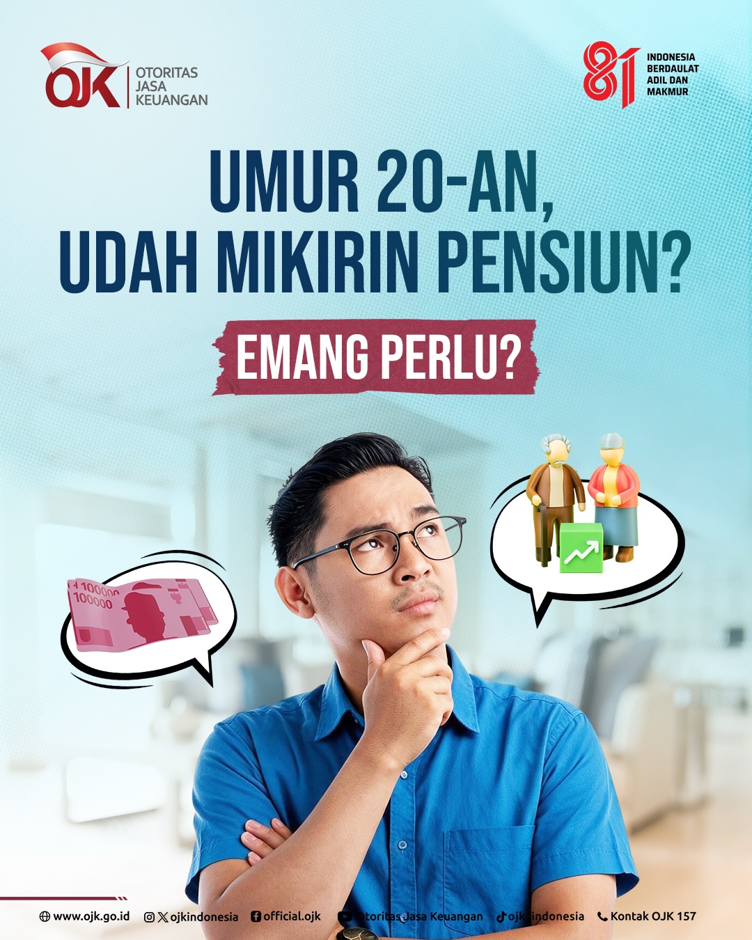 Edukasi Keuangan OJK: Mengapa Anak Muda Usia 20-an Wajib Mulai Memikirkan Tabungan Pensiun Hari Ini