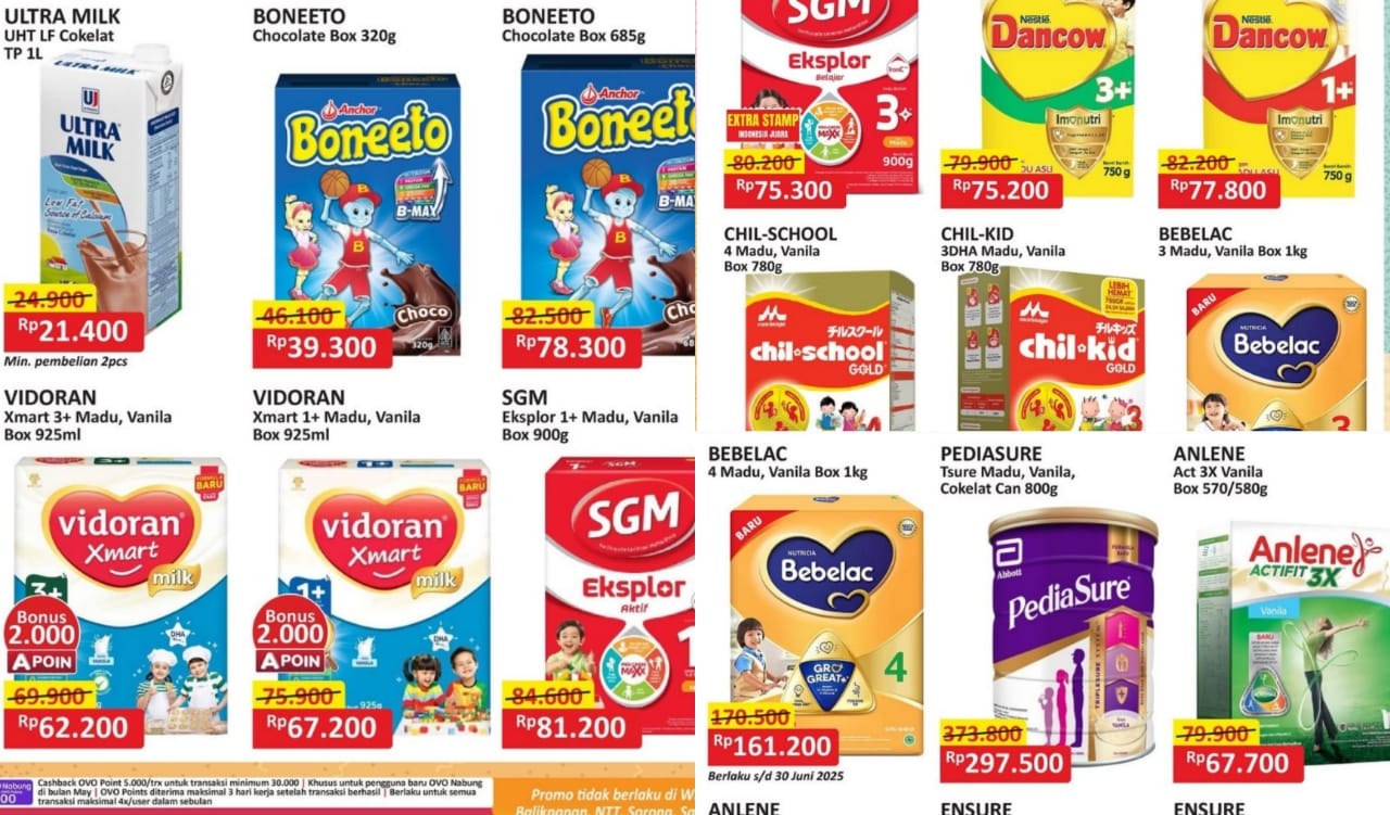 Promo Susu Murah di Alfamart, Penuhi Kebutuhan Nutrisi Keluarga Dengan Produk Berkualitas! Ini Katalognya