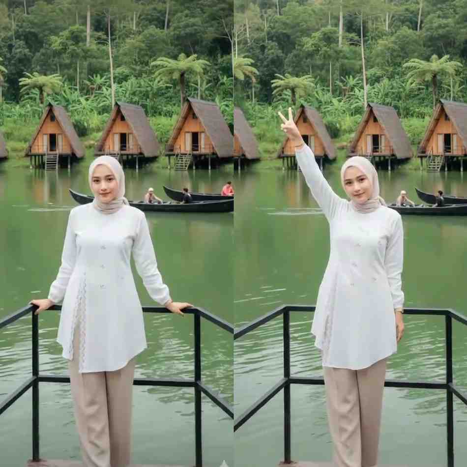 Ternyata Karya Gemini AI, Serasa Liburan Sungguhan, Potret Natural di Eco-Lodge Tepi Danau