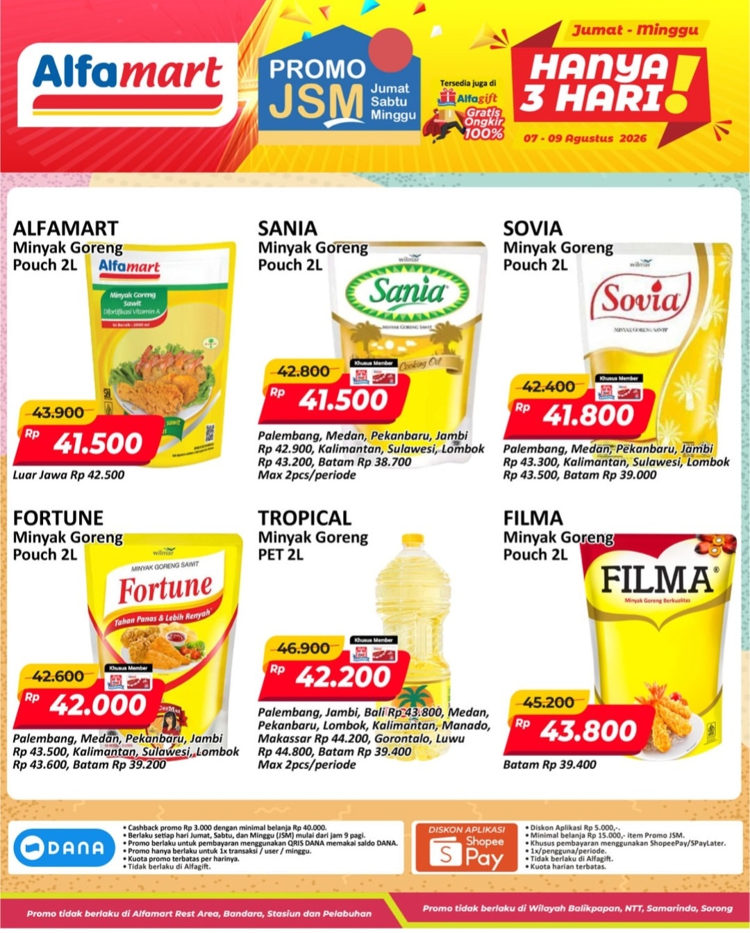Yuk, Manfaatkan Promo JSM Alfamart, Dapatkan Minyak Goreng Hemat