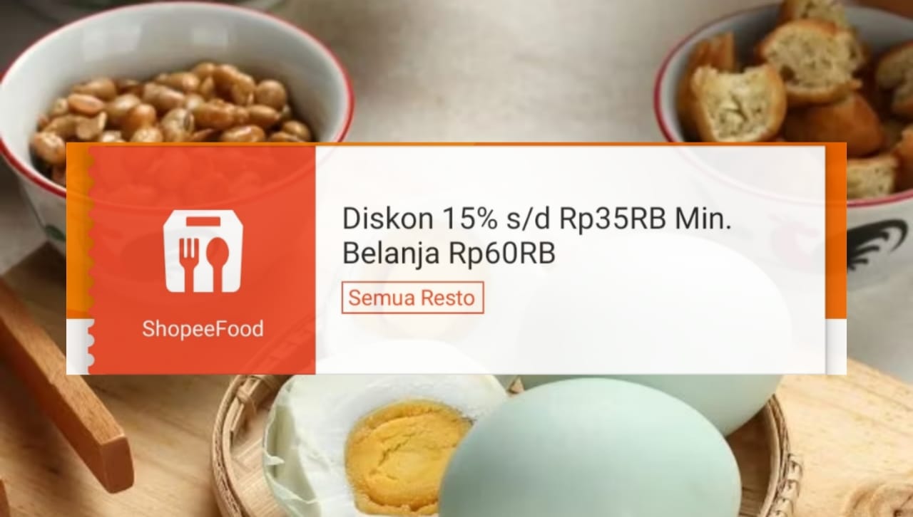 Sarapan Hemat Dengan Voucher Diskon ShopeeFood Hingga 15 Persen, Klaim Sekarang!