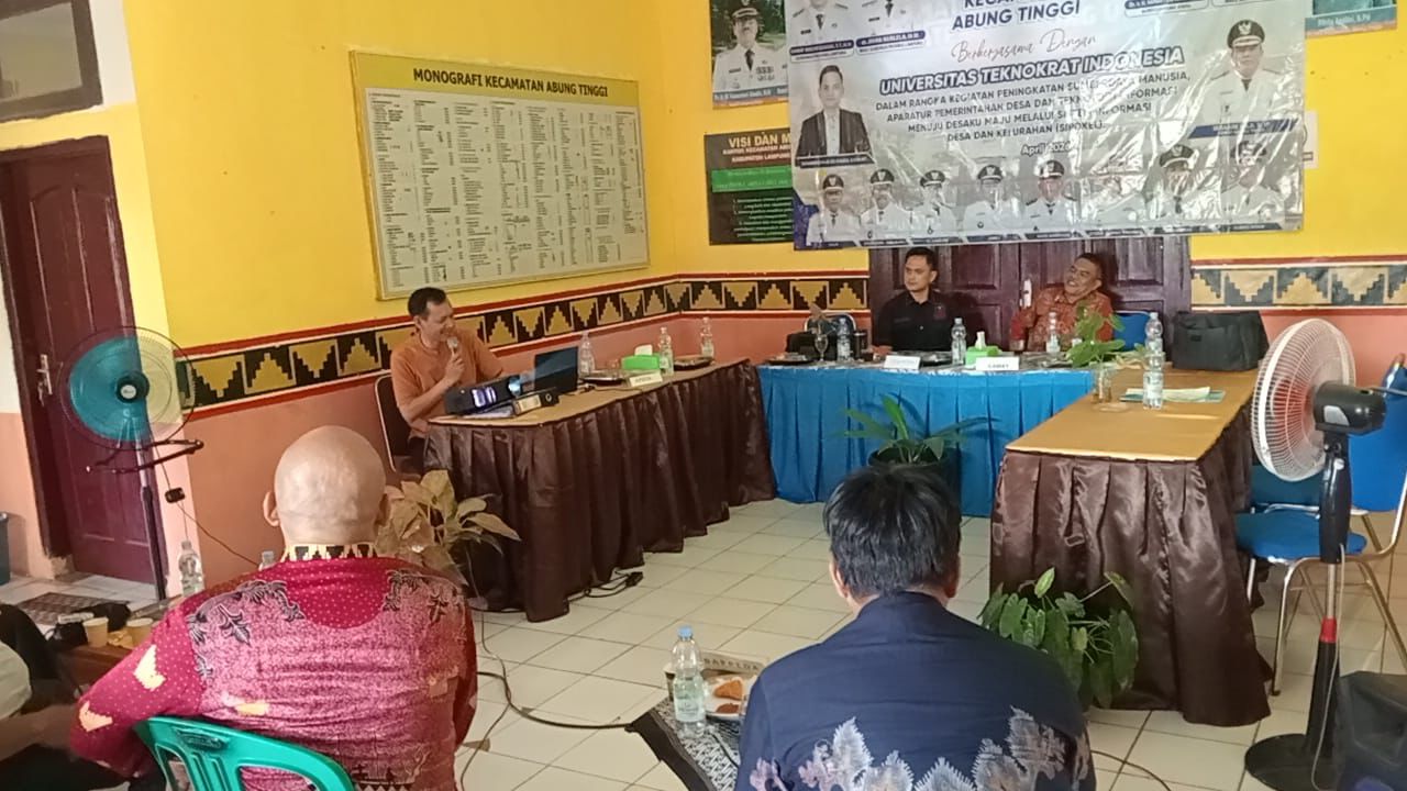 Teknokrat Kembangkan Sistem Desa Digital di Abung Tinggi Lampura