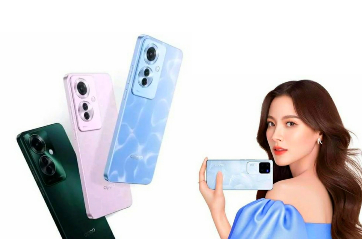 Rekomendasi HP Ram Besar Terbaru 2024, Mending Beli Vivo V30 Pro 5G Atau Oppo Reno11F 5G?