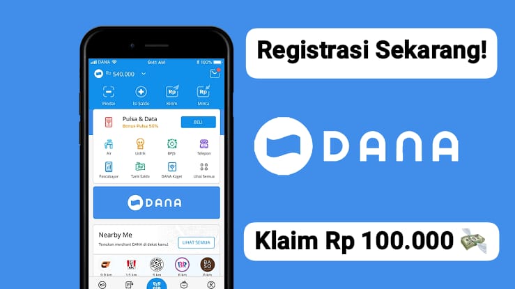 Cuma Registrasi! Nikmati Saldo DANA Gratis Sampai Rp 100 Ribu Langsung Bisa Dicairkan Hari Ini