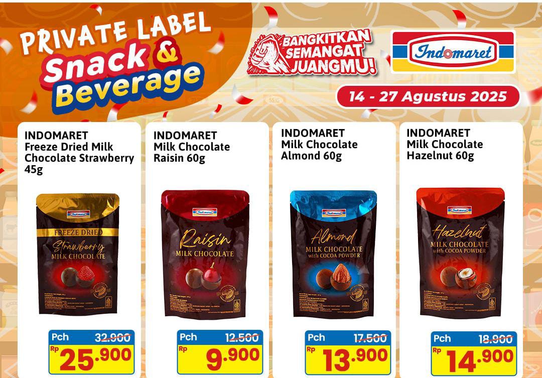 Promo Panen Indomaret Jumat 22 Agustus 2025, Diskon Produk Sarapan Spesial Potongan Harga 