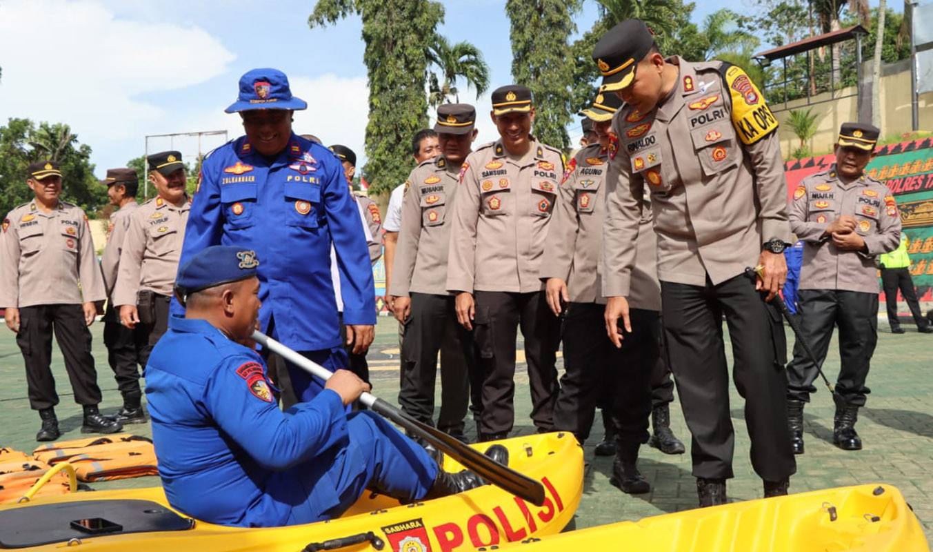 Tanggamus Lampung Siaga Bencana, Polres Siapkan Pasukan dan Peralatan Khusus 