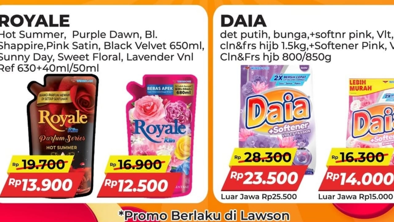 Promo Deterjen Paling Murah Sejagat di Alfamart, Ada Produk Favoritmu?