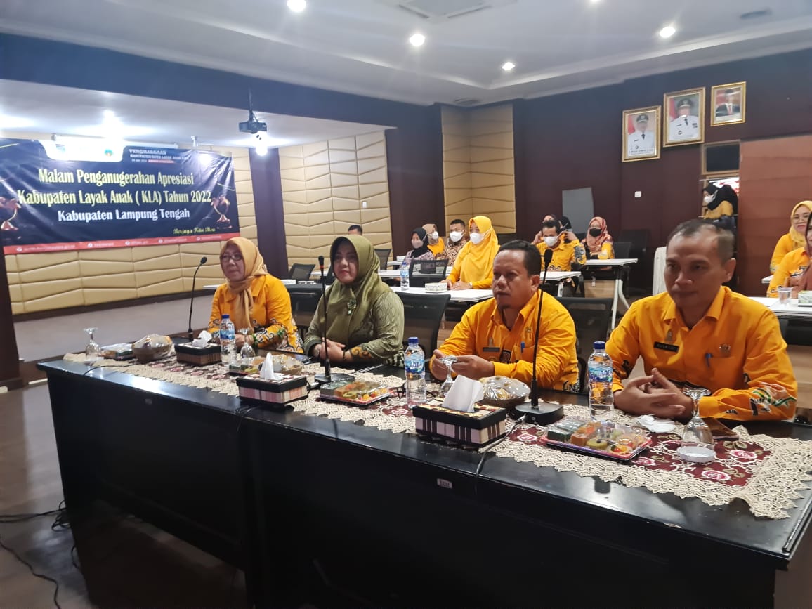 Kabupaten Lampung Tengah Raih Penghargaan KLA Kategori Madya