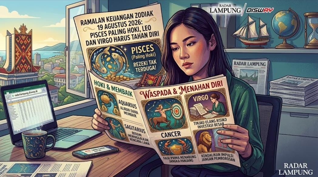 Ramalan Keuangan Zodiak 19 Agustus 2026: Pisces Paling Hoki, Leo dan Virgo Harus Tahan Diri