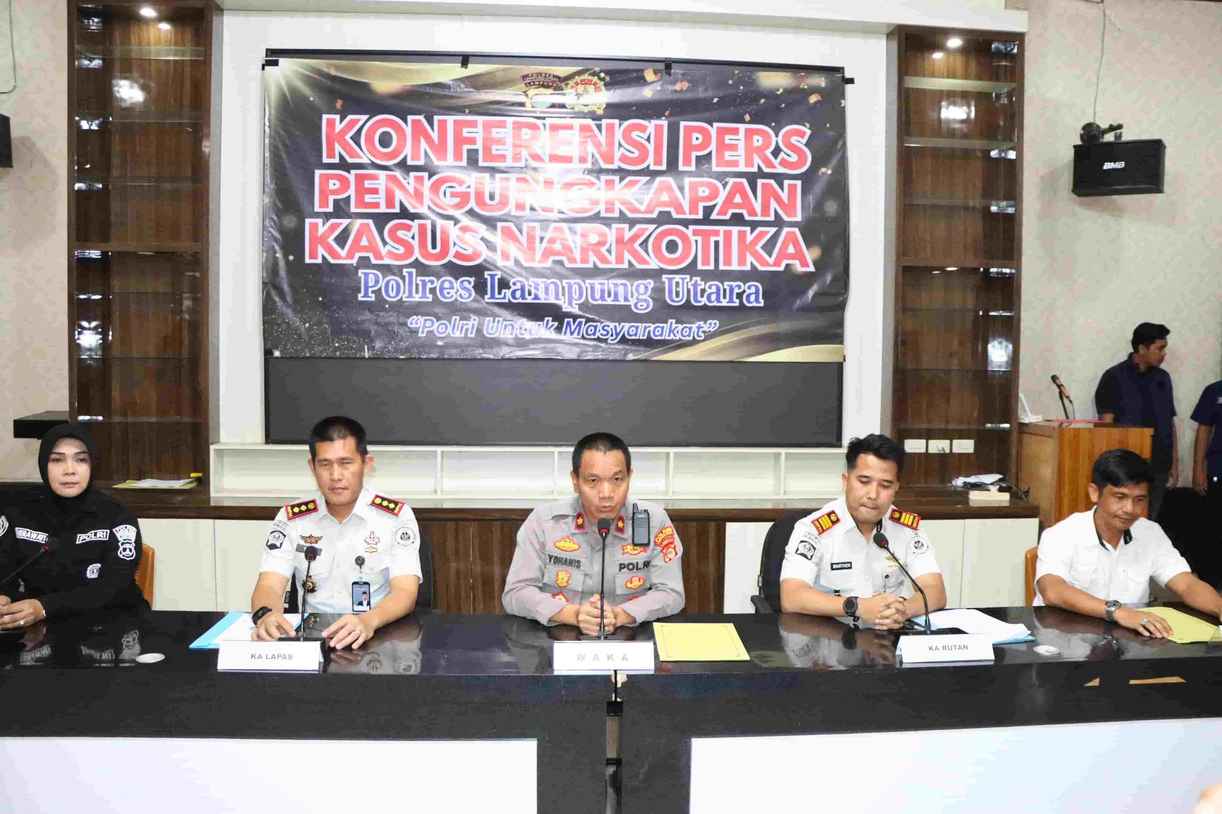 40 Paket Sabu Gagal Diselundupkan ke Lapas Kotabumi, Oknum Rutan Ikut Diciduk