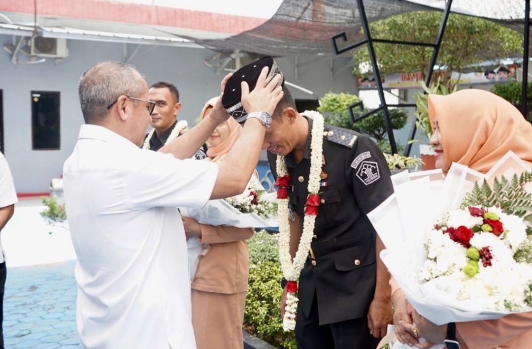 Sertijab Kepala Rutan Menggala, Pj Bupati Tulang Bawang Ferli Yuledi Harap Sinergitas Baik Tetap Terjaga