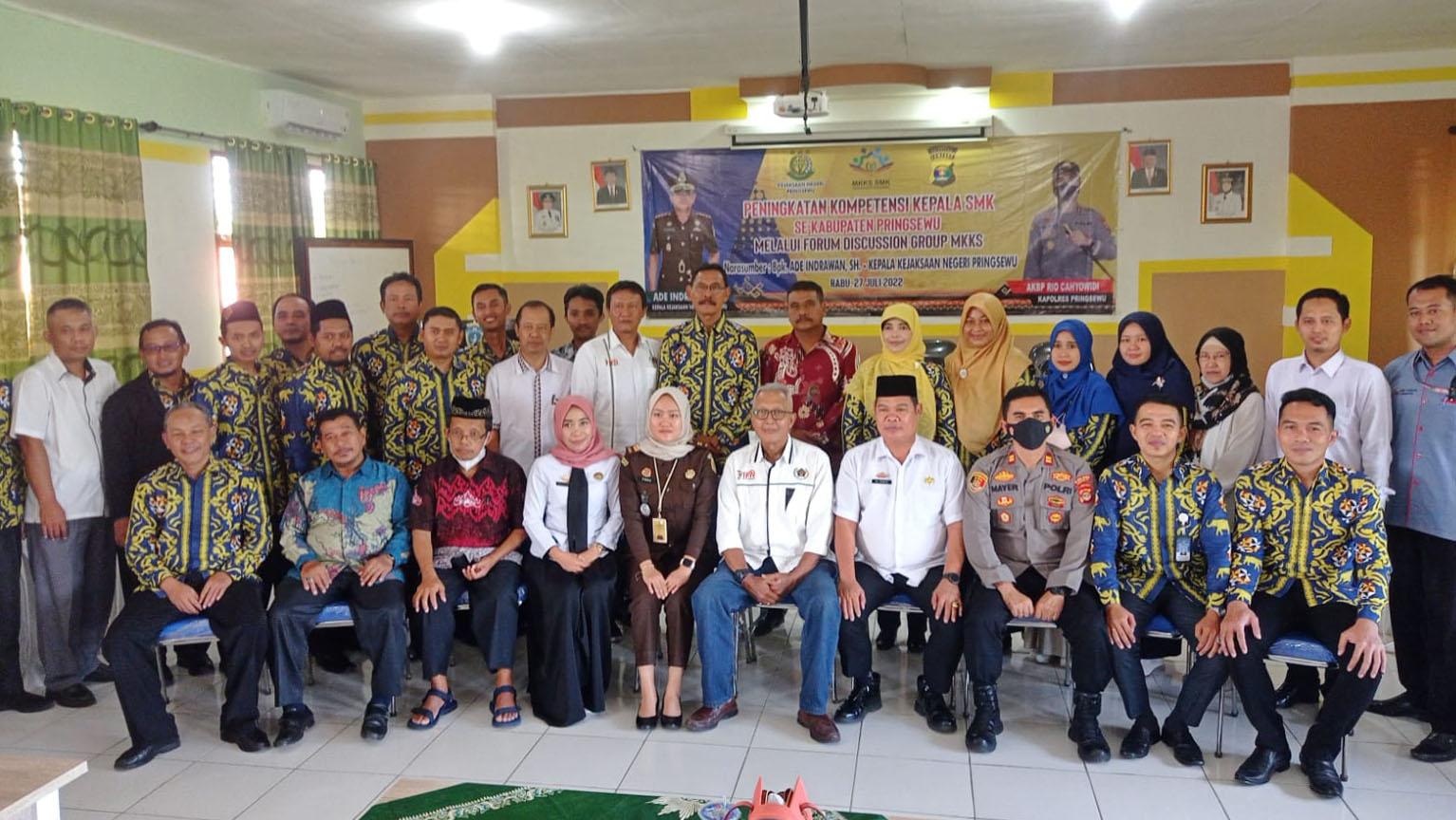 MKKS SMK Pringsewu Gelar FGD, Gandeng Polres, PWI dan Kejari