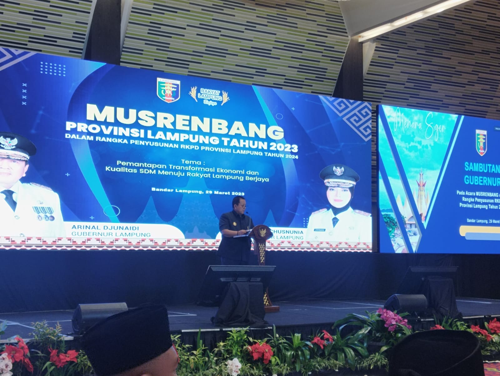 Gubernur Arinal Sampaikan Empat Pokok Perencanaan dan Pembangunan Daerah 2024 Provinsi Lampung