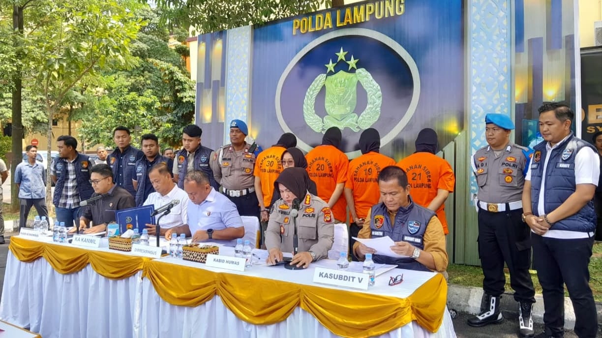 4 Narapidana di Lampung Tersangka Kasus Love Scamming, Beraksi Dengan Jadi Polisi Gadungan 
