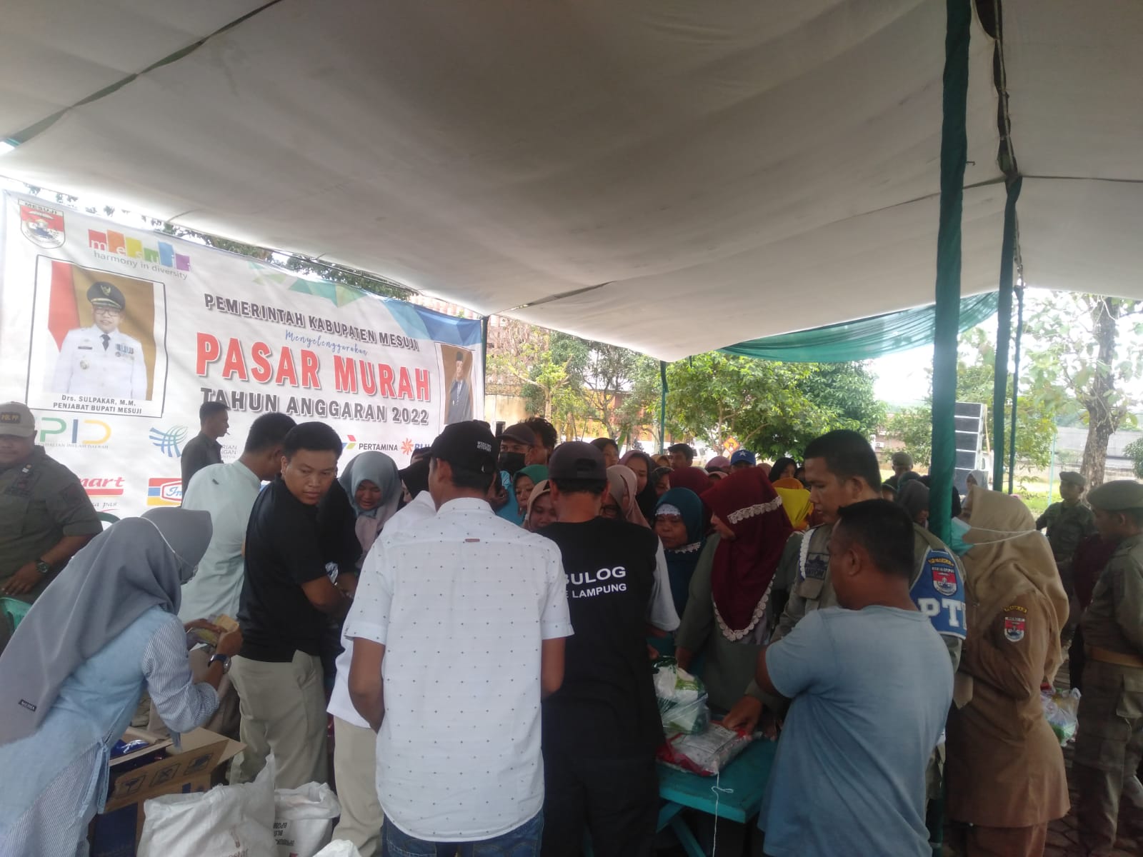 Pemkab Mesuji Gelar Pasar Murah di Seluruh Kecamatan