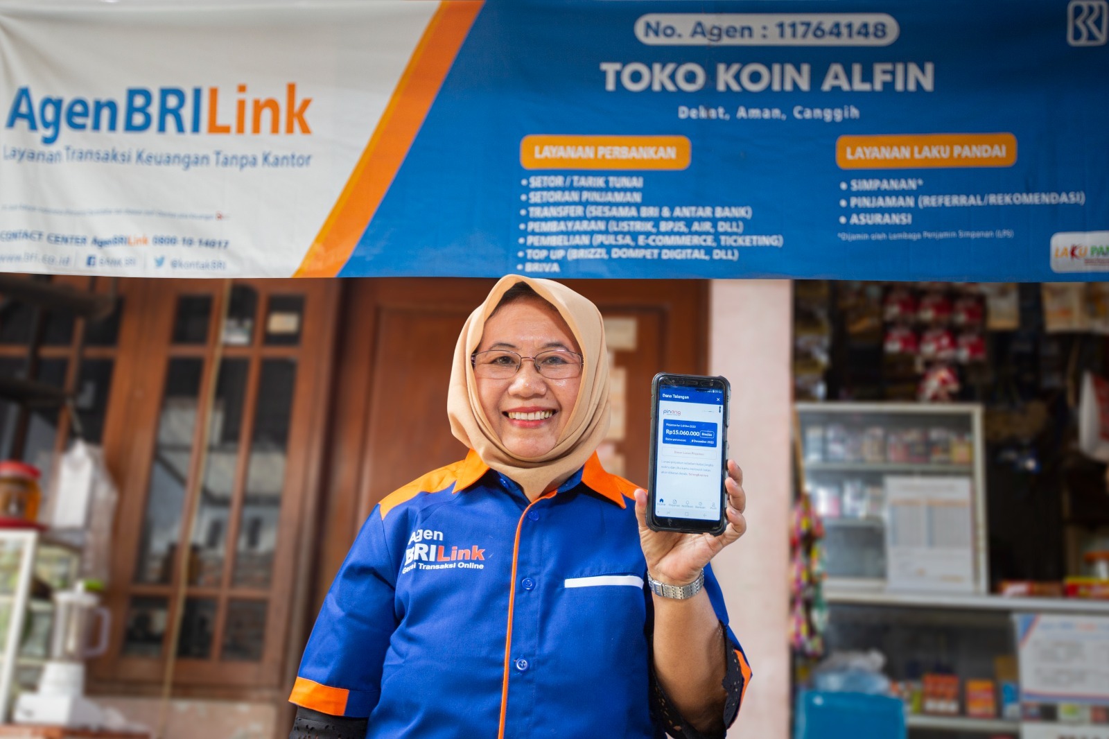 Dukung Mobilitas Masyarakat Selama Idul Fitri, Nasabah Bank Raya Bisa Setor dan Tarik Tunai di Agen BRILink