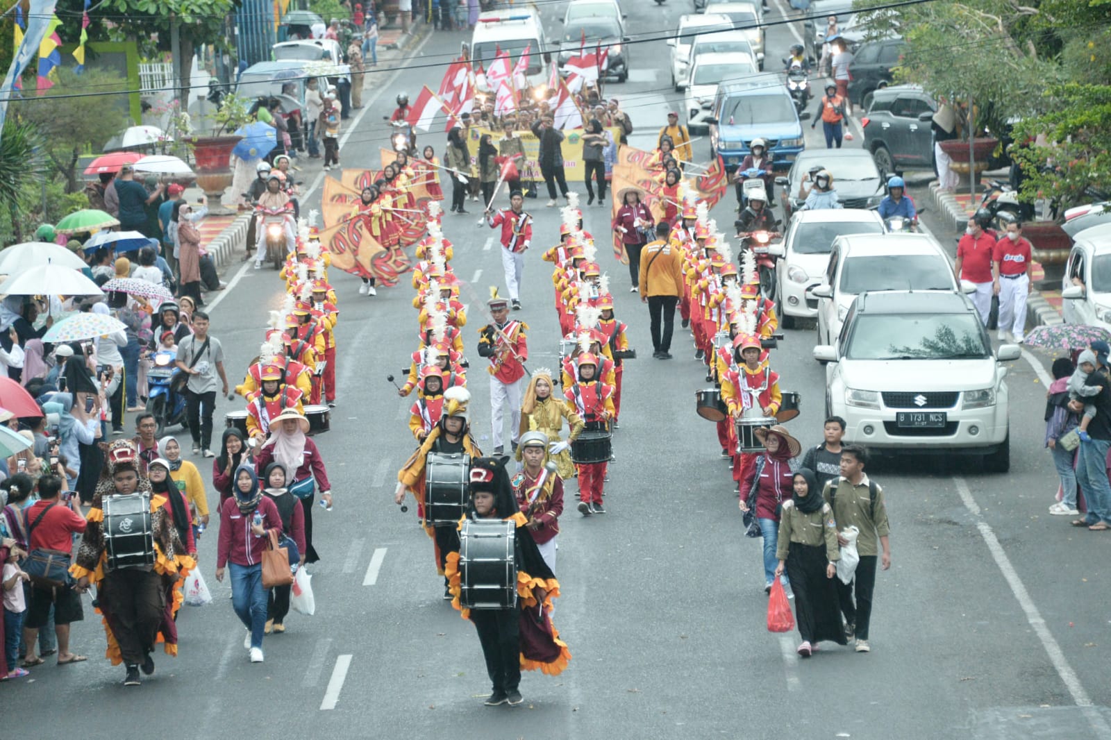 Sukses Gelar Pawai Marching Band, Ini Pesan Ketua Umum PDBI Lampung