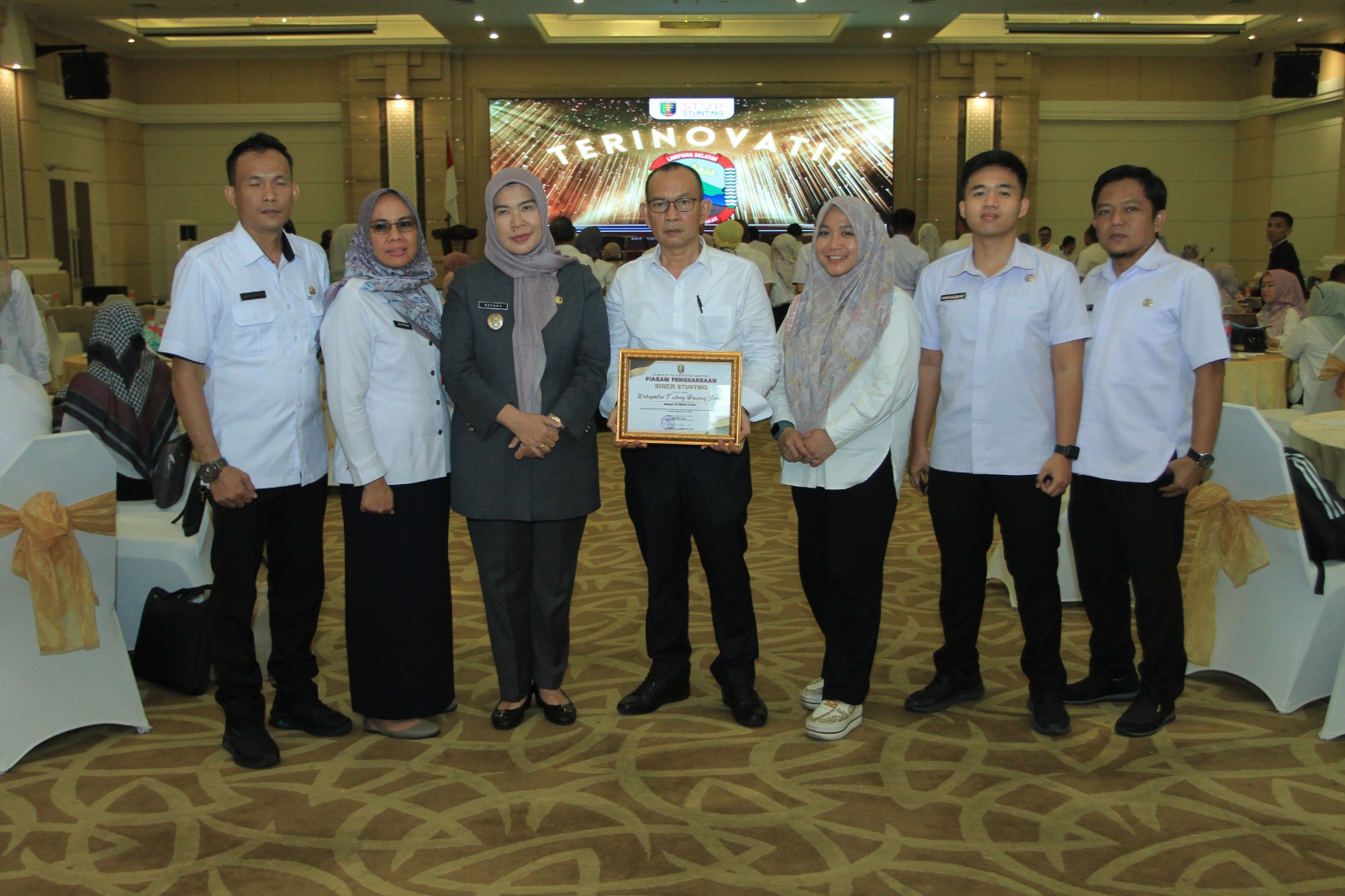 Pemkab Tubaba Raih Penghargaan SIGER Stunting Dari Pemprov Lampung