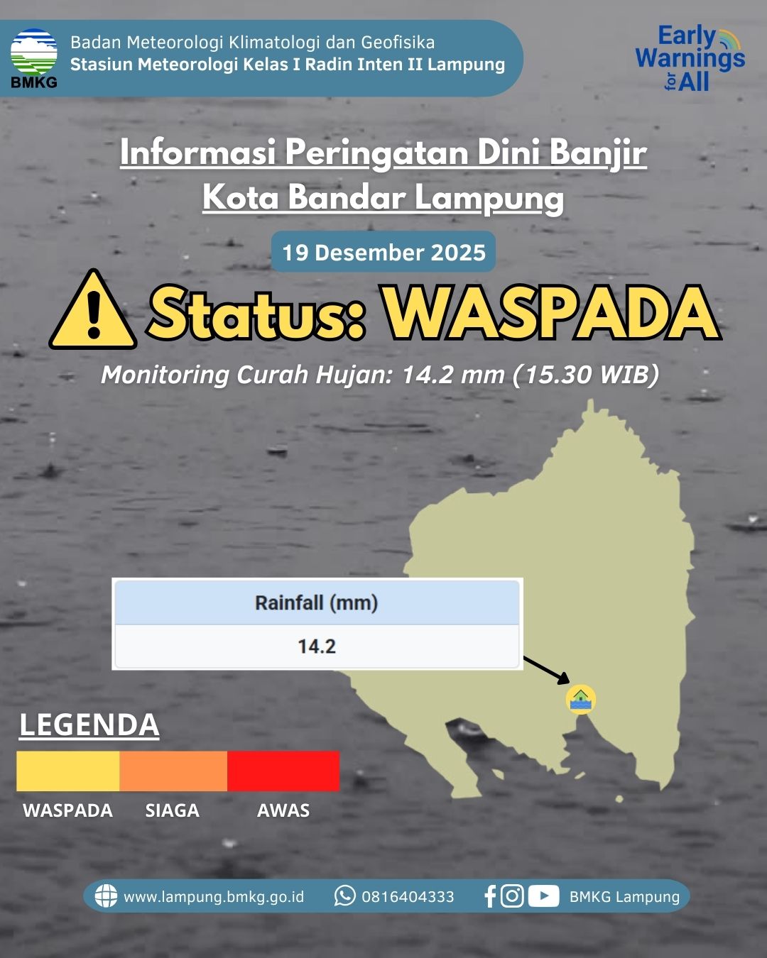 Dipicu Siklon Bakung, Waspada Cuaca Ekstrem Beberapa Hari Kedepan 
