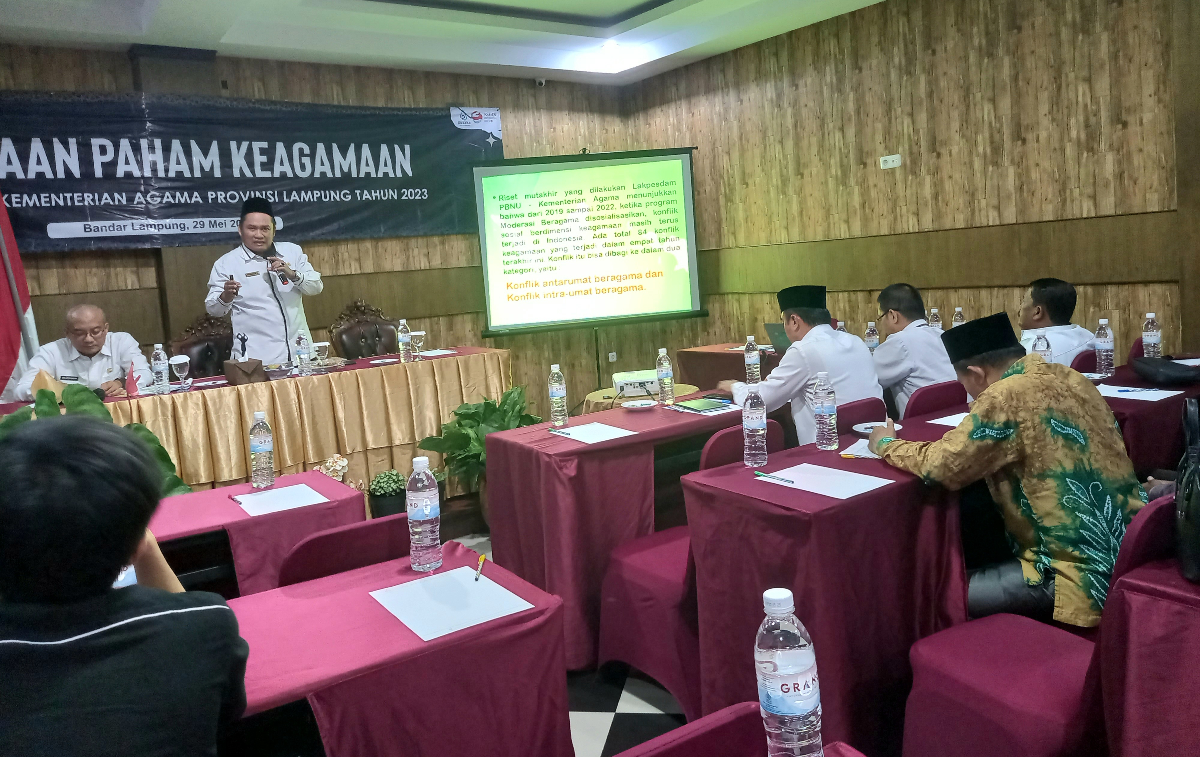 Kemenag Lampung: Moderasi Solusi Tangkal Konflik Beragama
