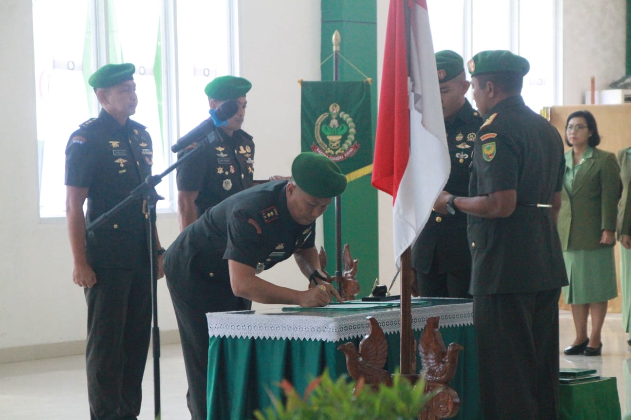 Letkol Kav Delvi Marico Resmi Jabat Dandim 0426 Tulang Bawang