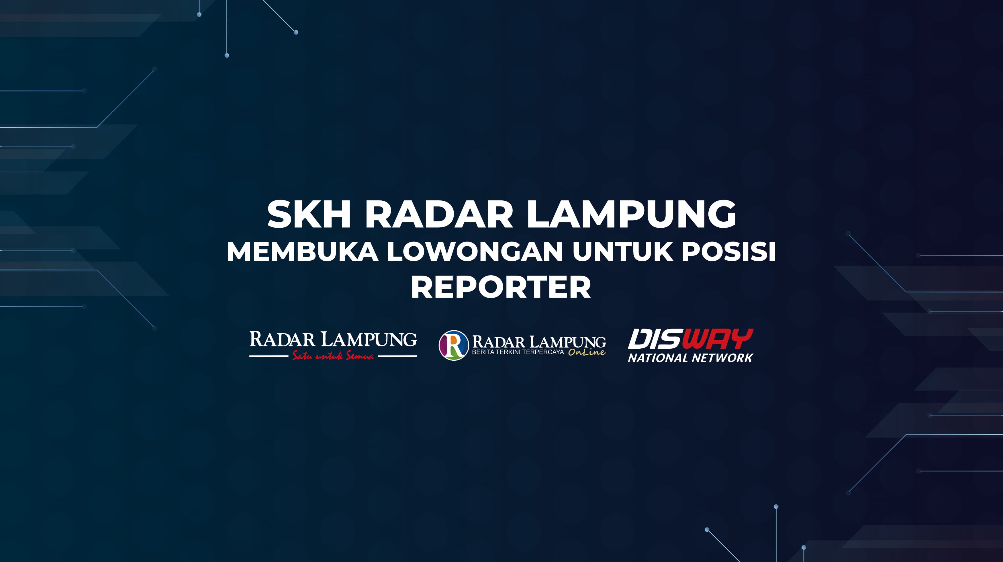 Lowongan Kerja SKH Radar Lampung