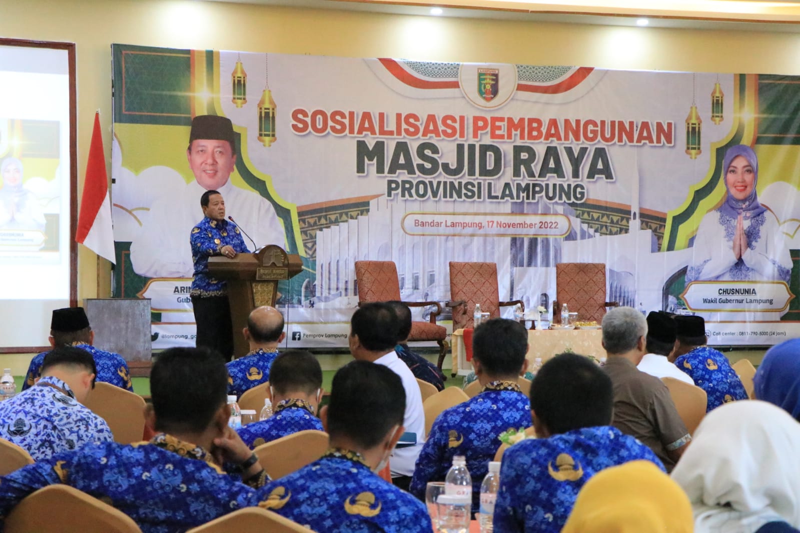 Sosialisasi Pembangunan Masjid Raya, Pemprov Lampung Gandeng Berbagai Kalangan