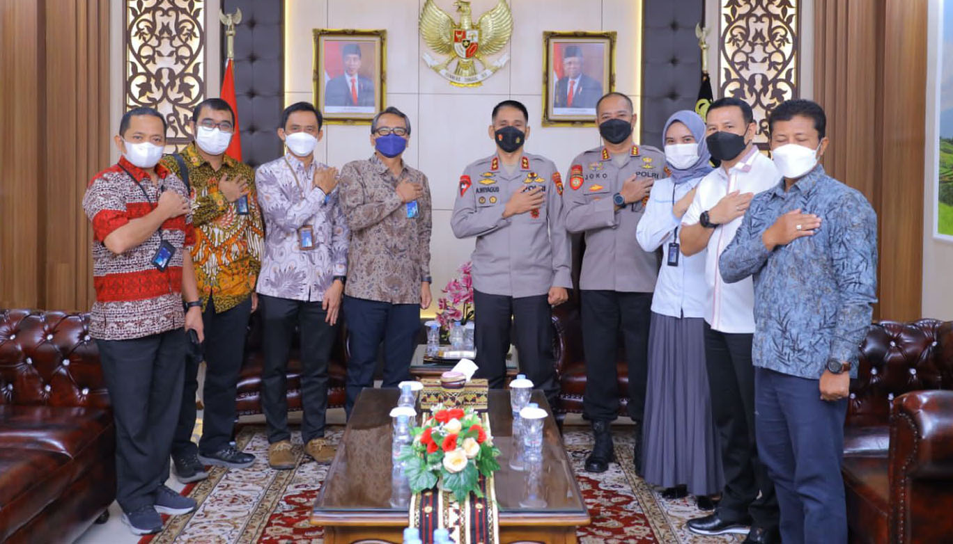 Tingkatkan Sinergitas, PLN UID Lampung Audiensi Dengan Polda Lampung
