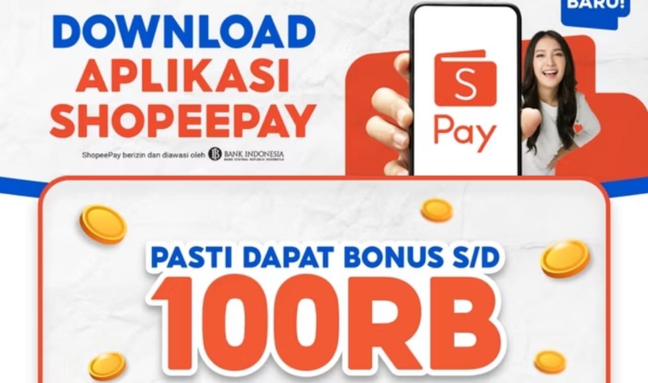 Download Aplikasi ShopeePay Bisa Dapat Bonus Hingga Rp100 Ribu, Pakai Kode Referal Ini