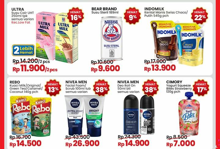 Promo Indomaret Paling Murah Awal Tahun, Rabu 8 Januari 2025, Dapatkan Diskon Hemat Susu Cair Rp 11 Ribu 2 Pcs