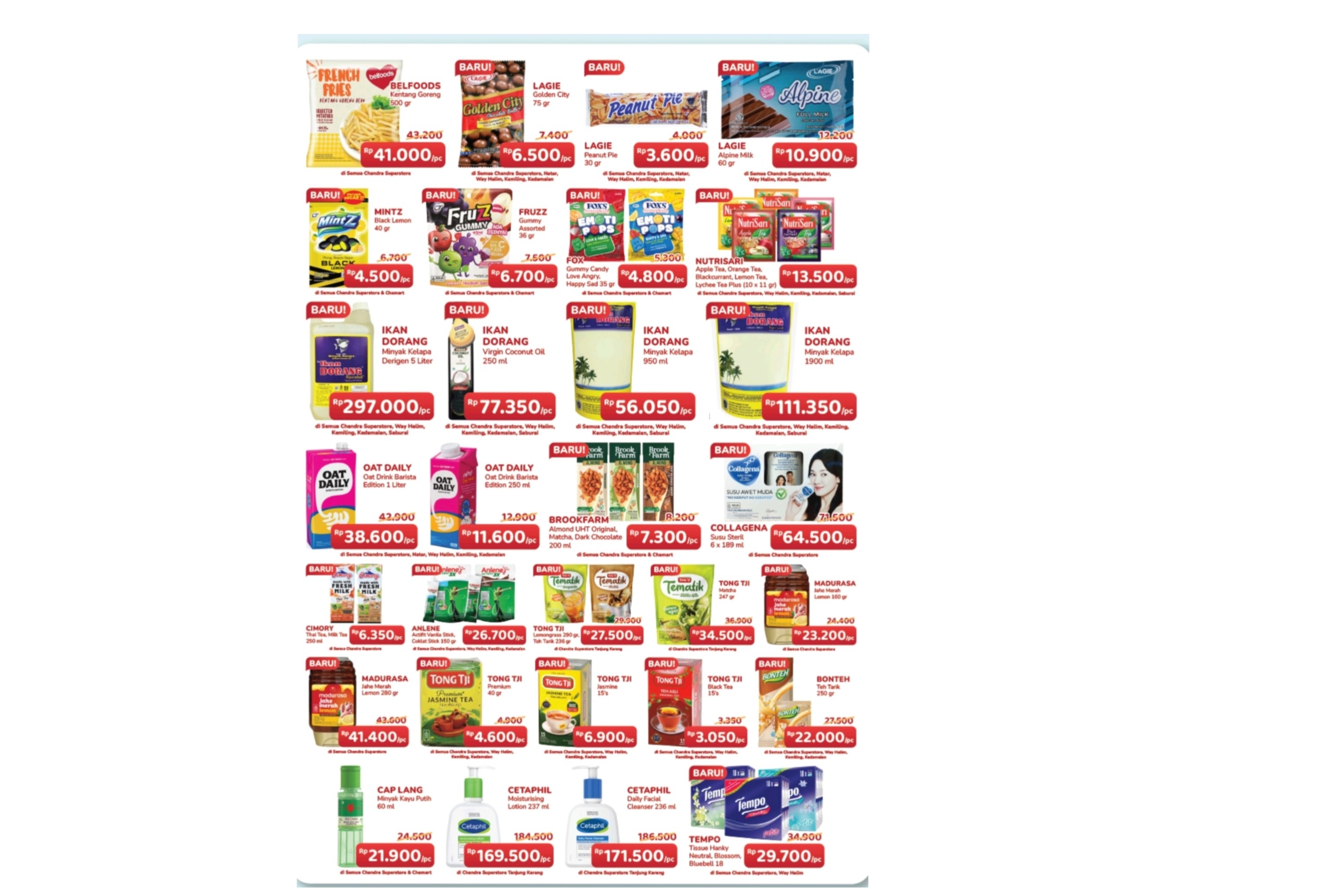 Hari terakhir, Promo Mom & Kids Di Chandra Superstore : Belanja hemat Camilan Anak hingga Popok Bayi