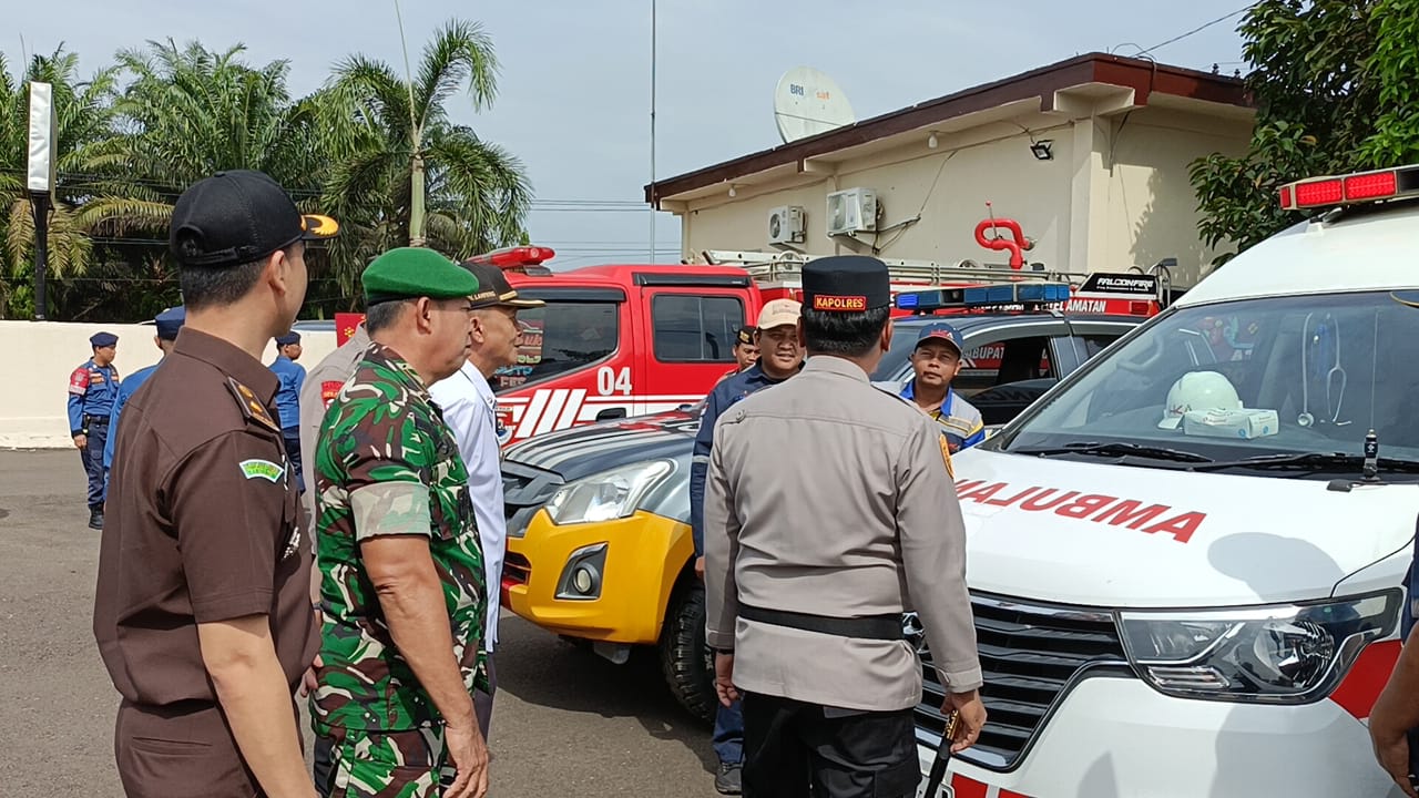 Polres Mesuji Bersama Forkopimda Gelar Apel Kesiapan Tanggap Darurat Bencana Hidrometeorologi